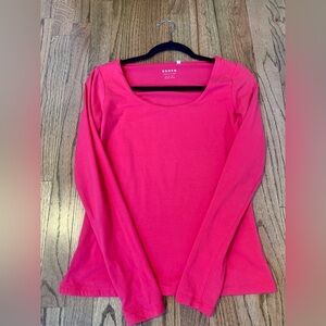 Boden - Pink Fitted Long Sleeve Shirt